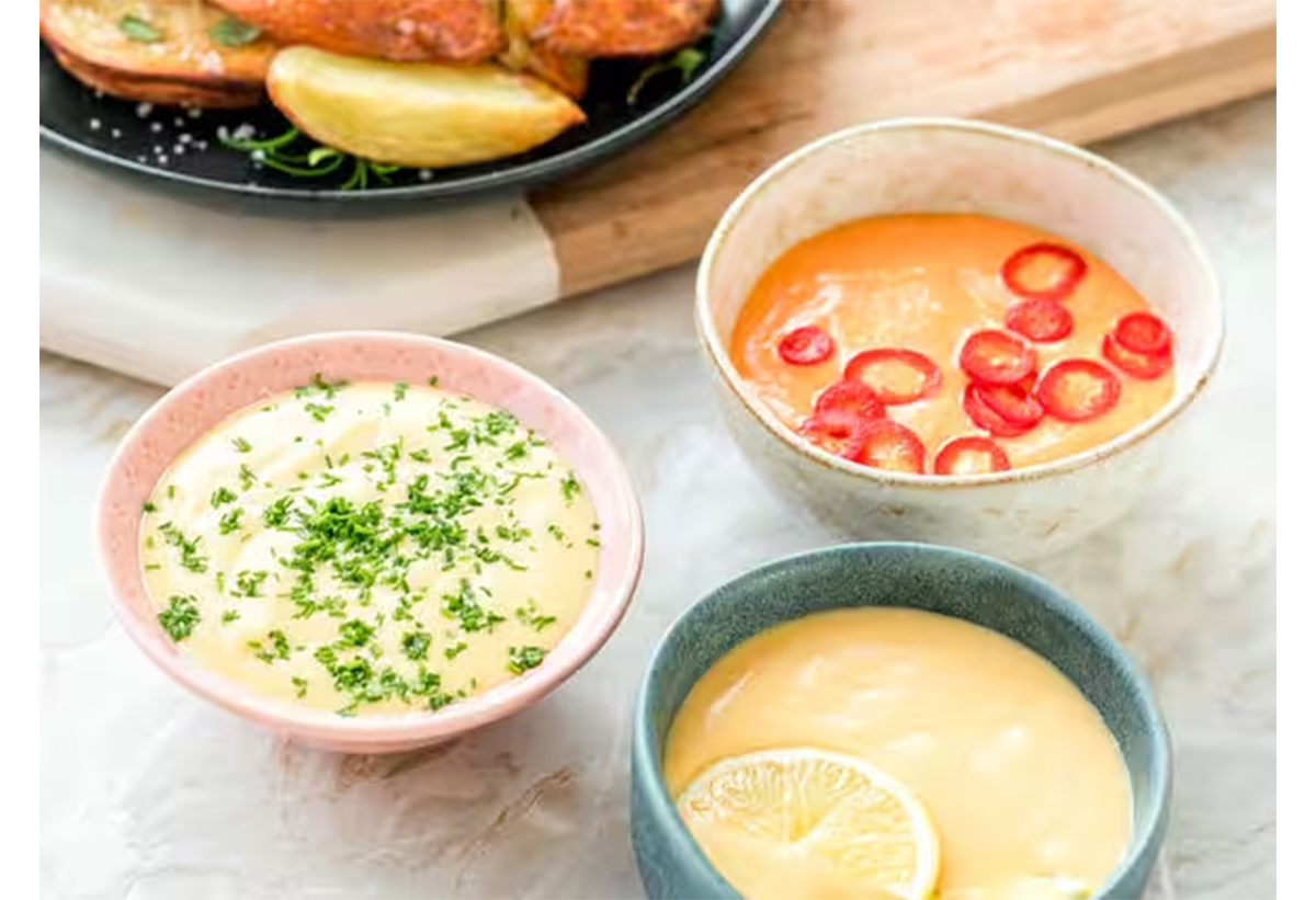 Απεικονίζεται πολυκόφτης πάνω σε εναν πάγκο κουζίνας